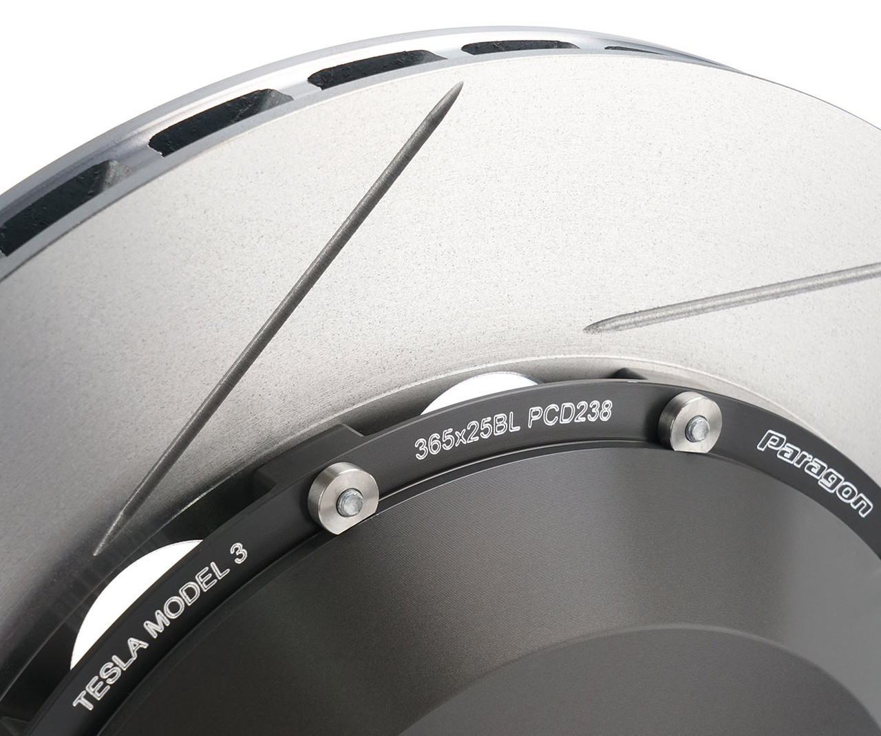 Model 3 Non-Perf 2-pc Floating Brake Rotors (Front) | Paragon