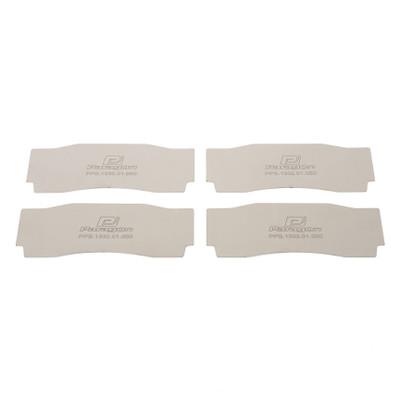 Titanium brake pad shims for Alcon CAR97 Mono6 calipers Titanium brake pad shims for Alcon CAR97 Mono6 calipers