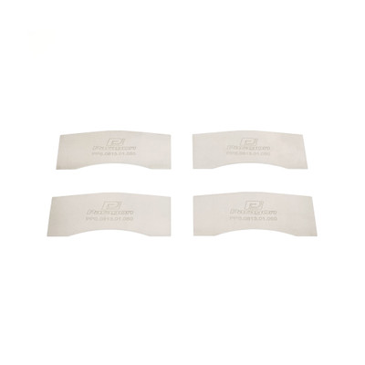 Paragon titanium brake pad shims/shields for Alcon CRB343 / G55 GT4 Rear