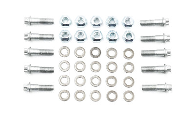 Fixed Hat Non-Floating (1/4 UNF), Rotor Attachment Complete Hardware Kit Fixed Hat Non-Floating (1/4 UNF), Rotor Attachment Complete Hardware Kit