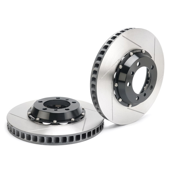 Porsche 911 996 350mm 2-piece front brake rotors (iron disc conversion)