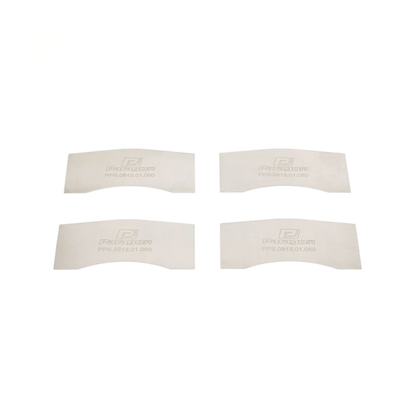 Paragon titanium brake pad shims/shields for Alcon CRB343 / G55 GT4 Rear Paragon titanium brake pad shims/shields for Alcon CRB343 / G55 GT4 Rear