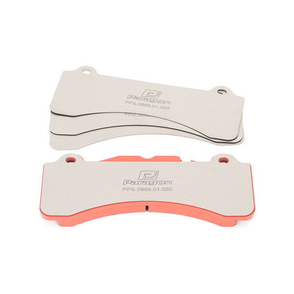 Titanium brake pad shims/shields for Brembo GT Kit 6 piston (GT6)