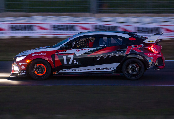Team Honda Research West Civic Type R at 25 Hours of Thunderhill