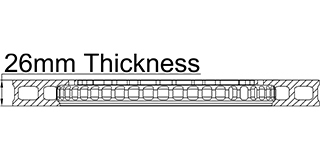 26mm Thickness