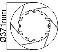 371mm (14.61") Rotor Rings