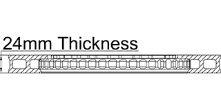 24mm Thickness