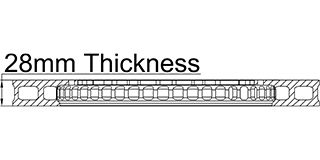 28mm Thickness