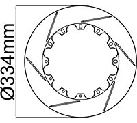 334mm (13.15") Rotor Rings