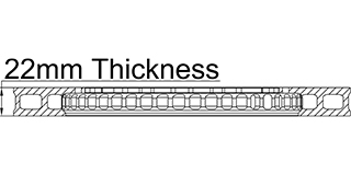 22mm Thickness