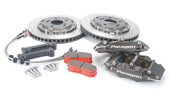 PA055 4 Piston Front Big Brake Kits