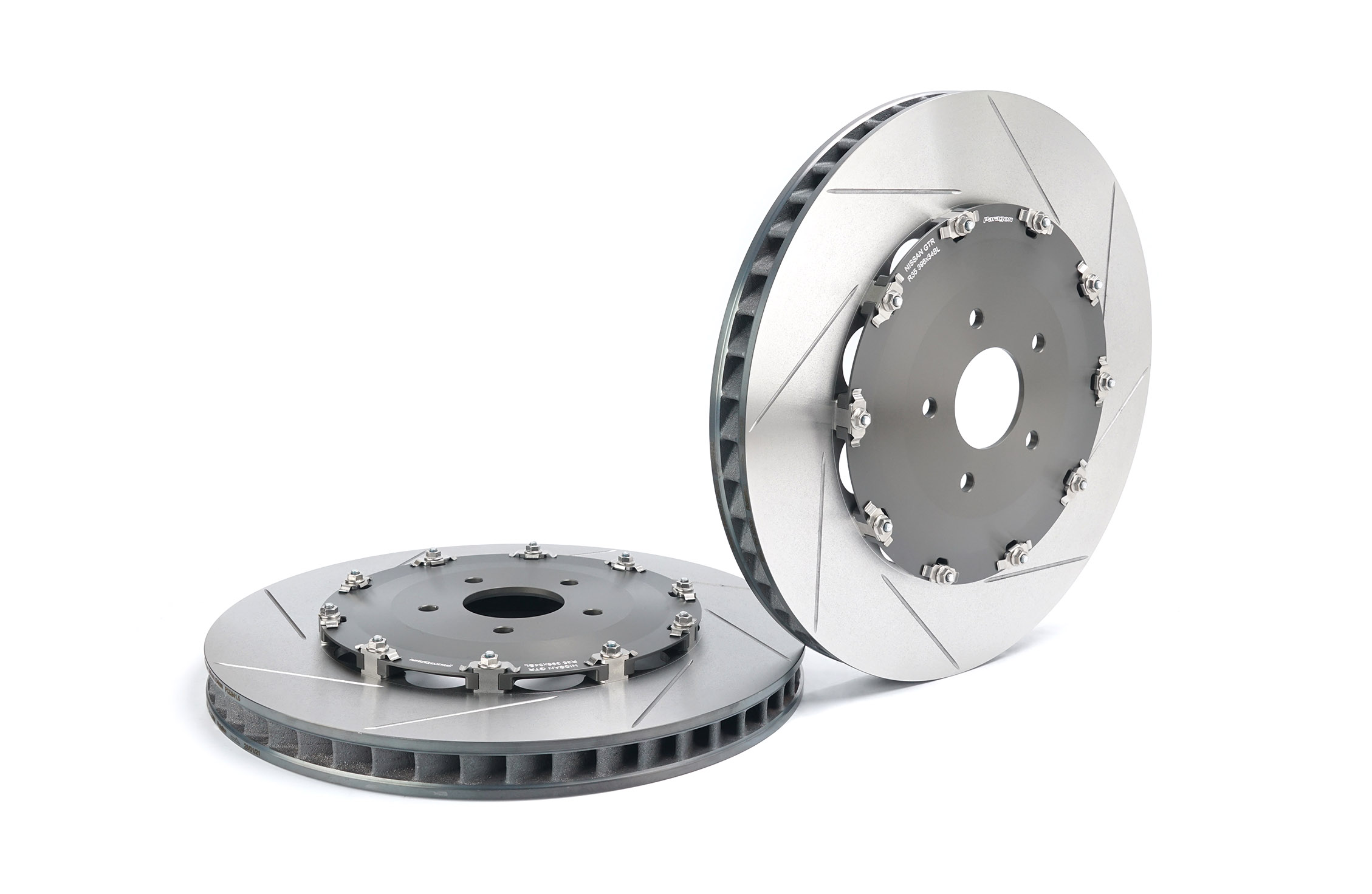 GT-R R35 Superkit 400x36 Front Brake Rotor Assembly | Paragon