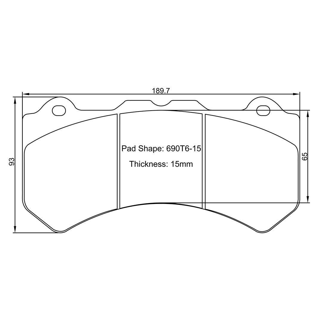 SRT Hellcat / Scat Pack Front Brake Pads | Paragon Performance