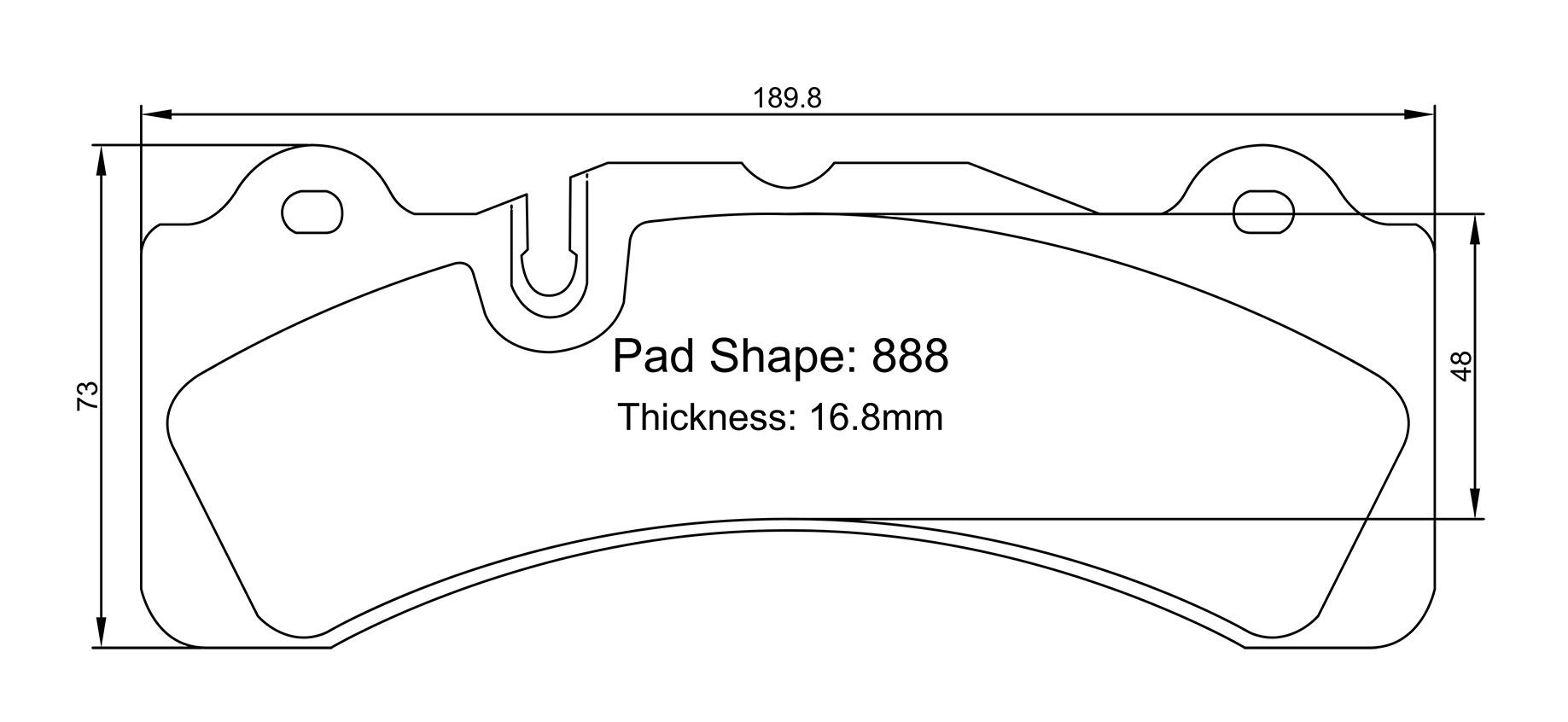 Brake Pads for Brembo GT Kit 6 piston D48 | Paragon Performance