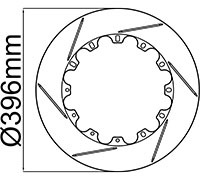 396mm (15.59") Rotor Rings