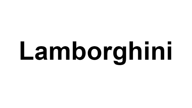 Lamborghini