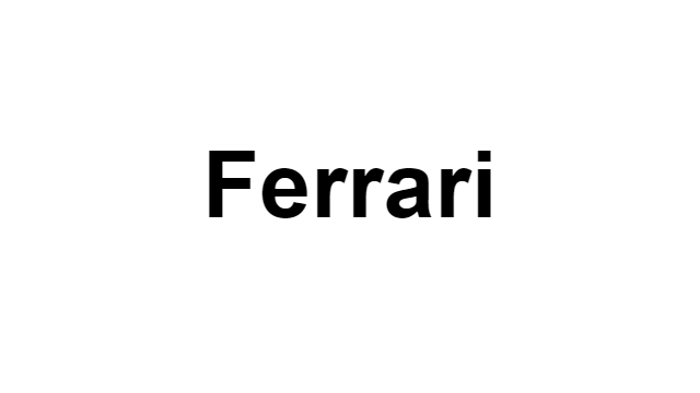 Ferrari