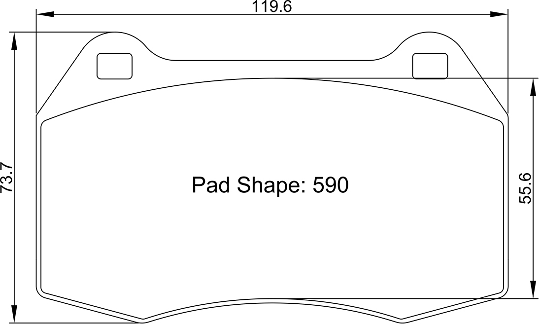 Paragon PBP590 Brake Pads