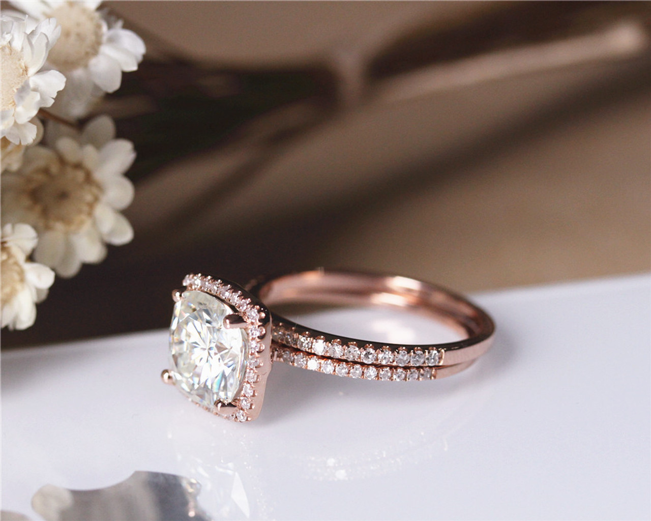 Charles and colvard store moissanite engagement rings