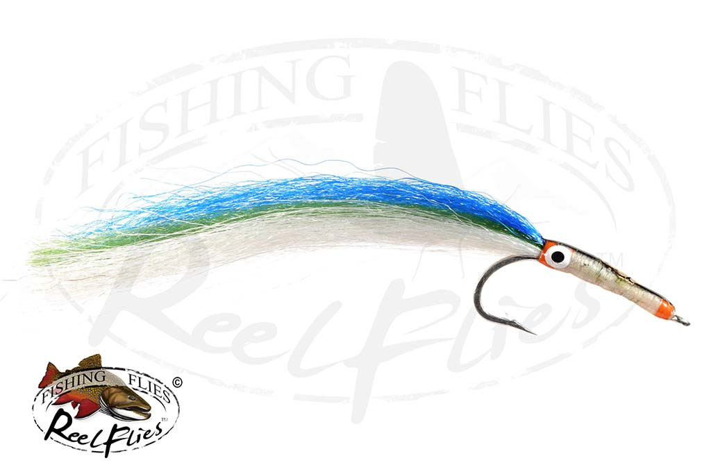 Needlefish Fly Aqua Green Saltwater Fly for Barracuda | ReelFlies™