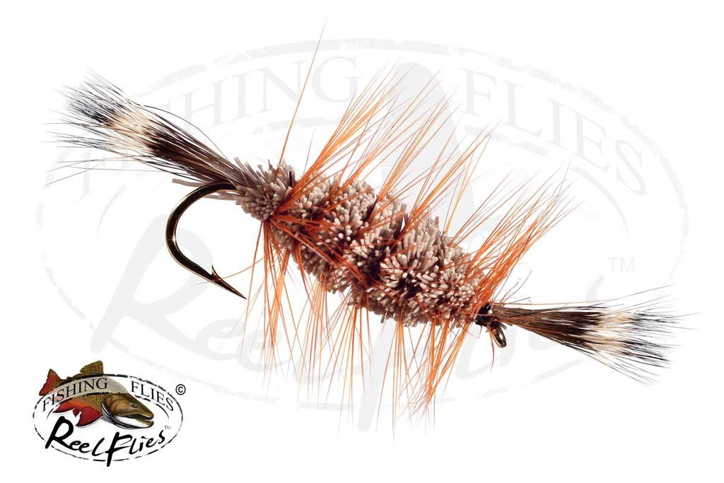 Bomber Brown Natural, Brown Hackle Natural Head & Tail - RF-6101