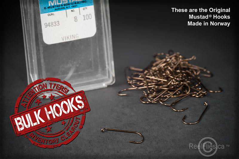 Mustad R3094833 Dry Fly Hooks [100/pack]