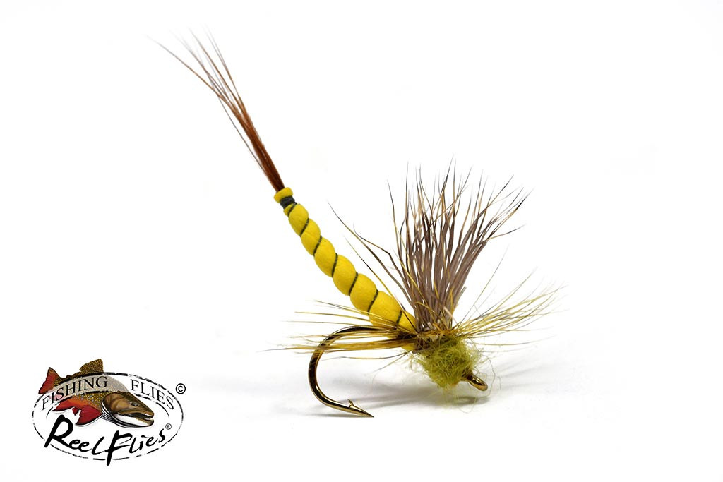 Realistic Elk Wing Sulphur Mayfly