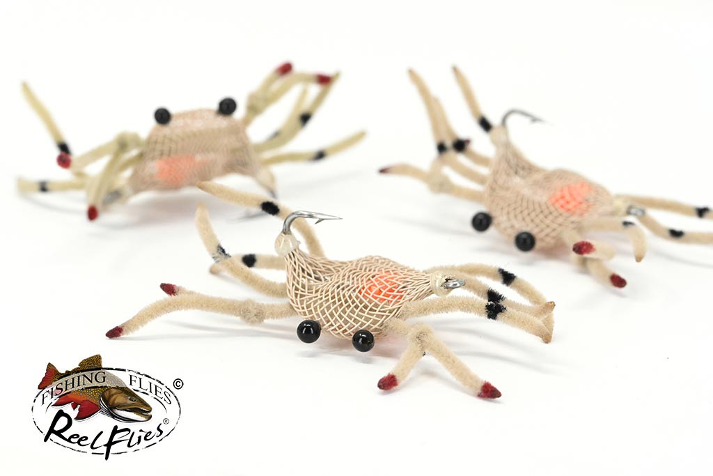 B1A4 Let's Fly トレカ サンドゥル コンプリート Flexo Crab Fly – Natural Tan | Tungsten Dumbbell | ReelFlies