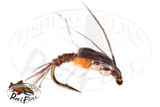 DBH Pheasant Tail Nymph Orange