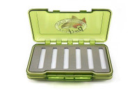 reelflies olive transparent fly box