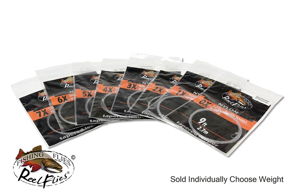 Maxcatch Fly Fishing Tapered Leader with Loop 9ft 5 Pack (3X-6X) (9ft, 3X),  Leaders & Tippet Materials -  Canada