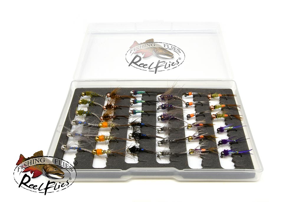 Tungsten Euro Nymph Assortment - 36 Flies