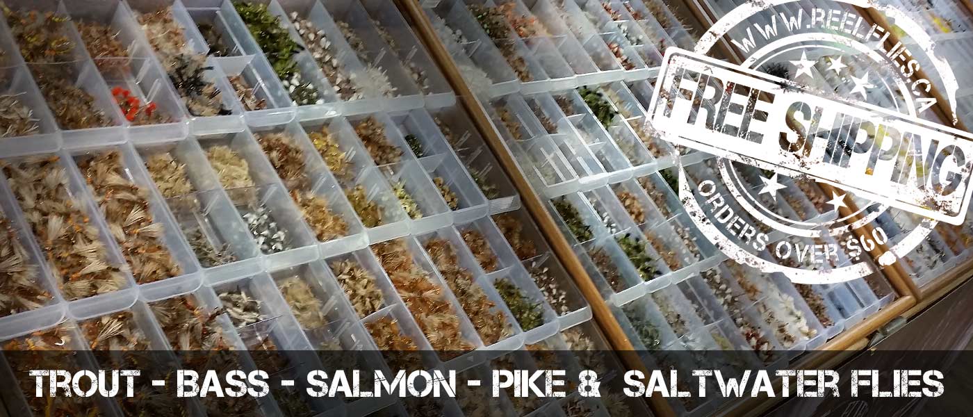 ReelFlies.ca ** Fishing Flies, Trout Flies, Fly Fishing Flies, Fly Shop.