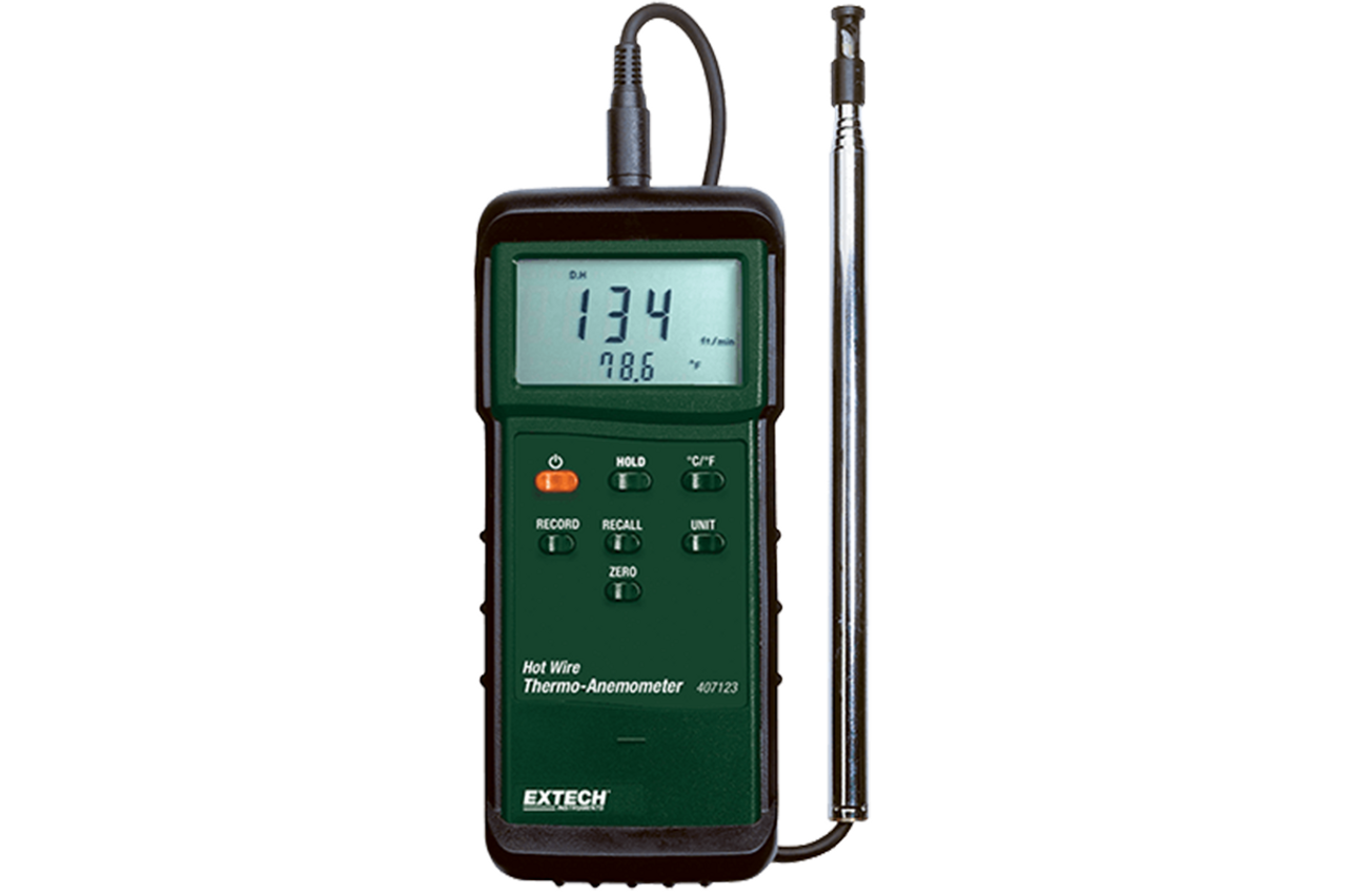 Extech Heavy Duty Hot Wire Thermo-Anemometer