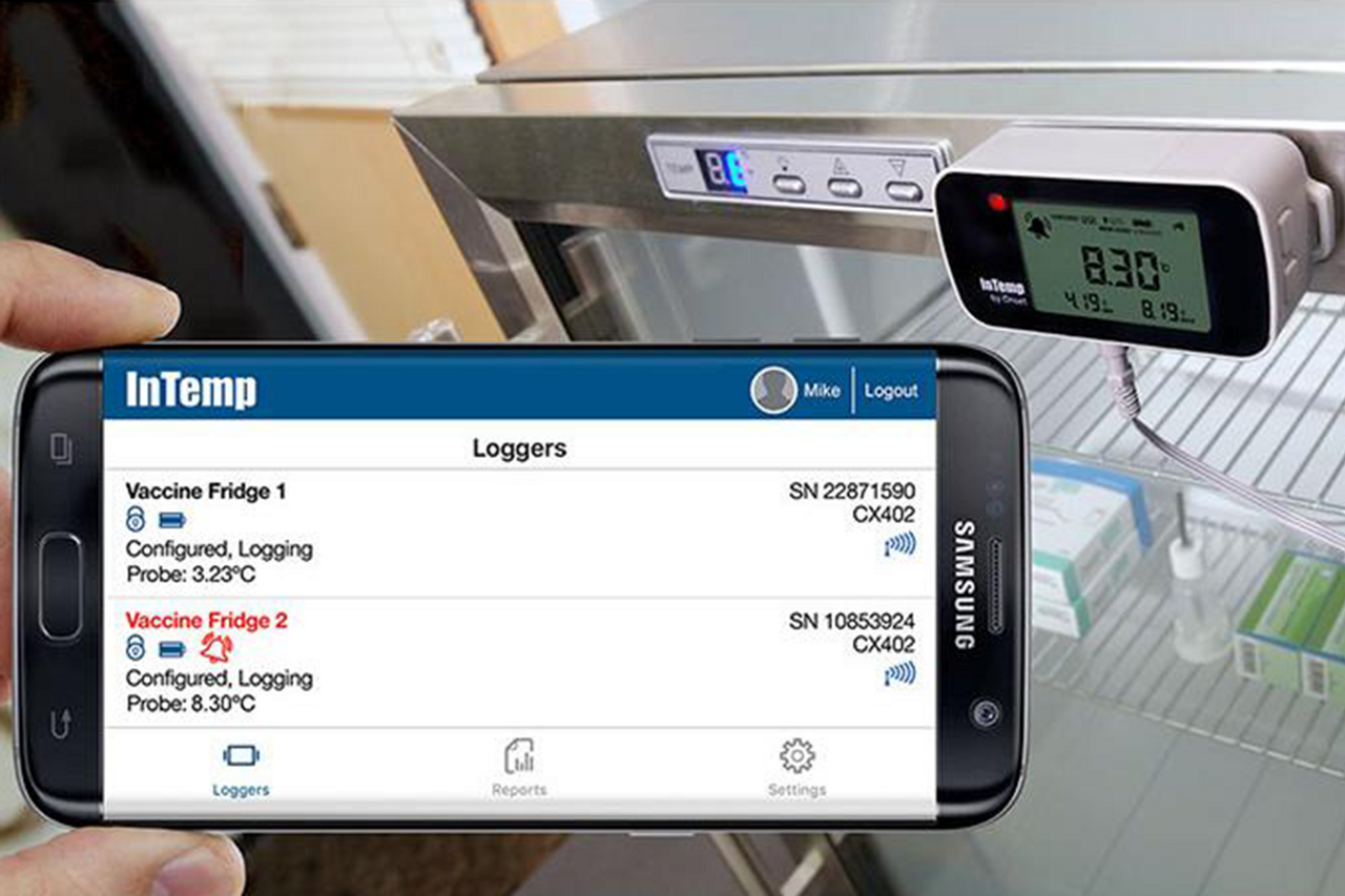 Vaccine Temperature Data Logger W/Software-Less Reporting