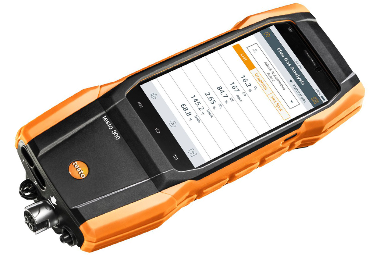 Testo 300 Residential / Commercial Analyzer Kit with printer (O2 & CO installed)  0564 3002 83 