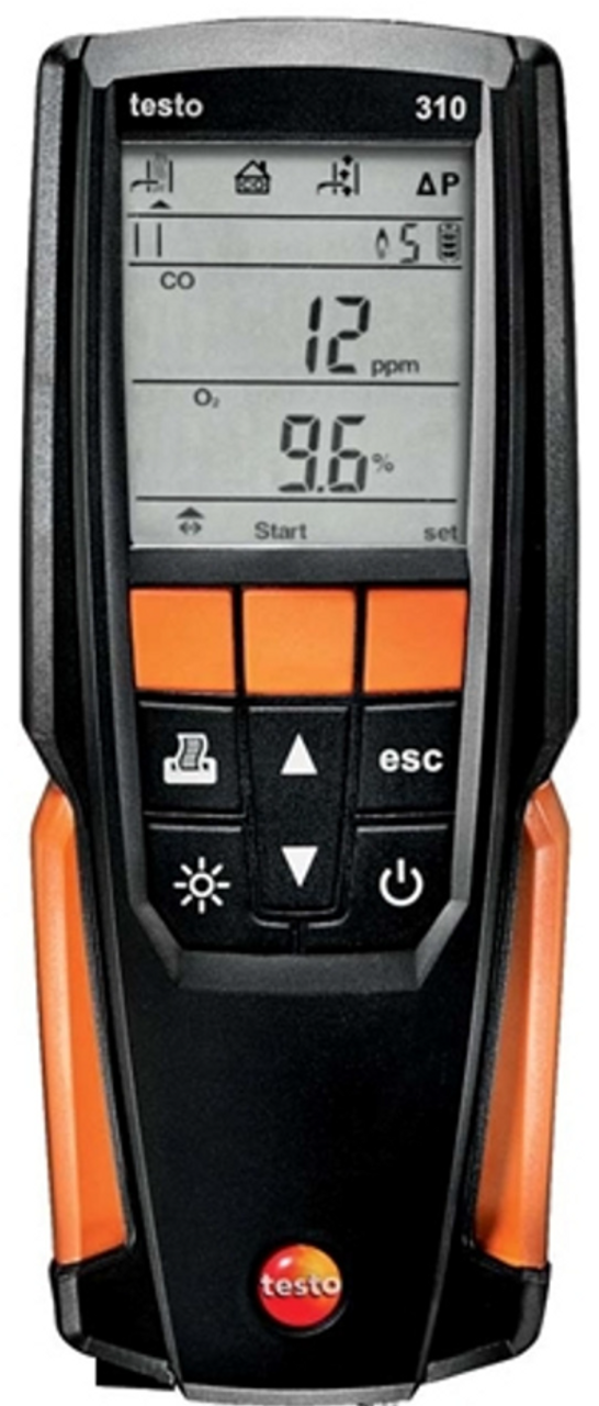 Testo 310 Combustion Analyzer with NOx filters included