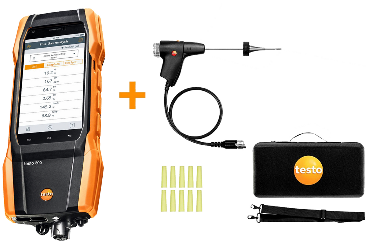 Testo 300 Residential and Commercial Combustion Analyzer