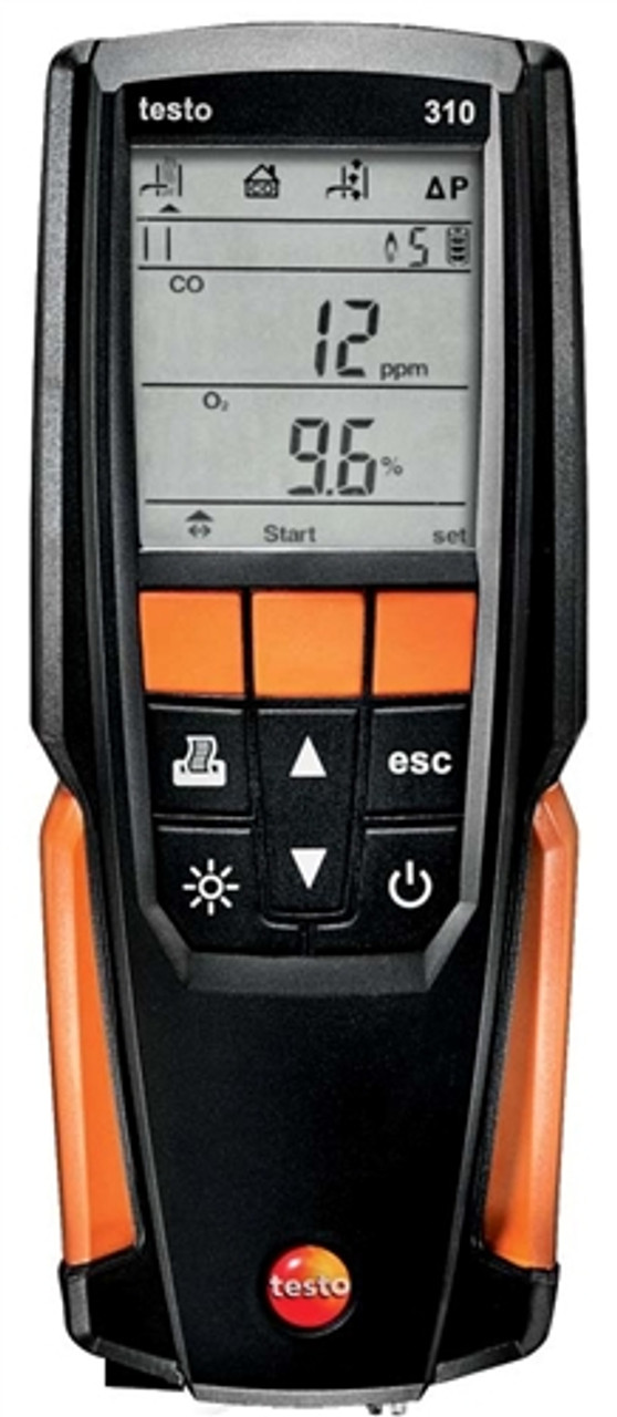 Testo 310 Combustion Analyzer Kit Residential 0563 3100