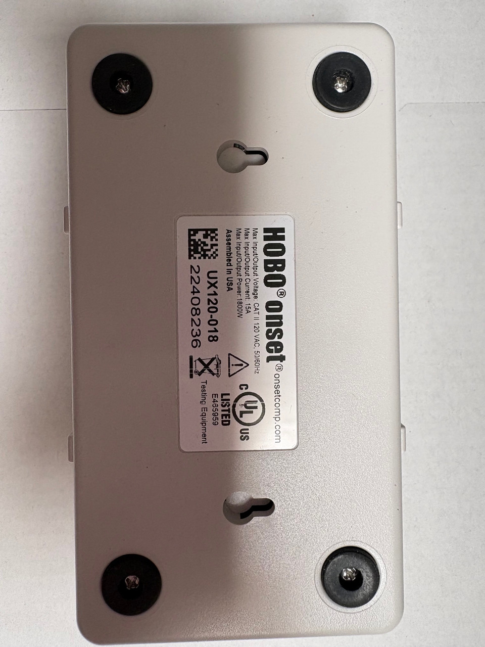 Onset HOBO Plug Load Logger, 4Mb - UX120-018_DEMO