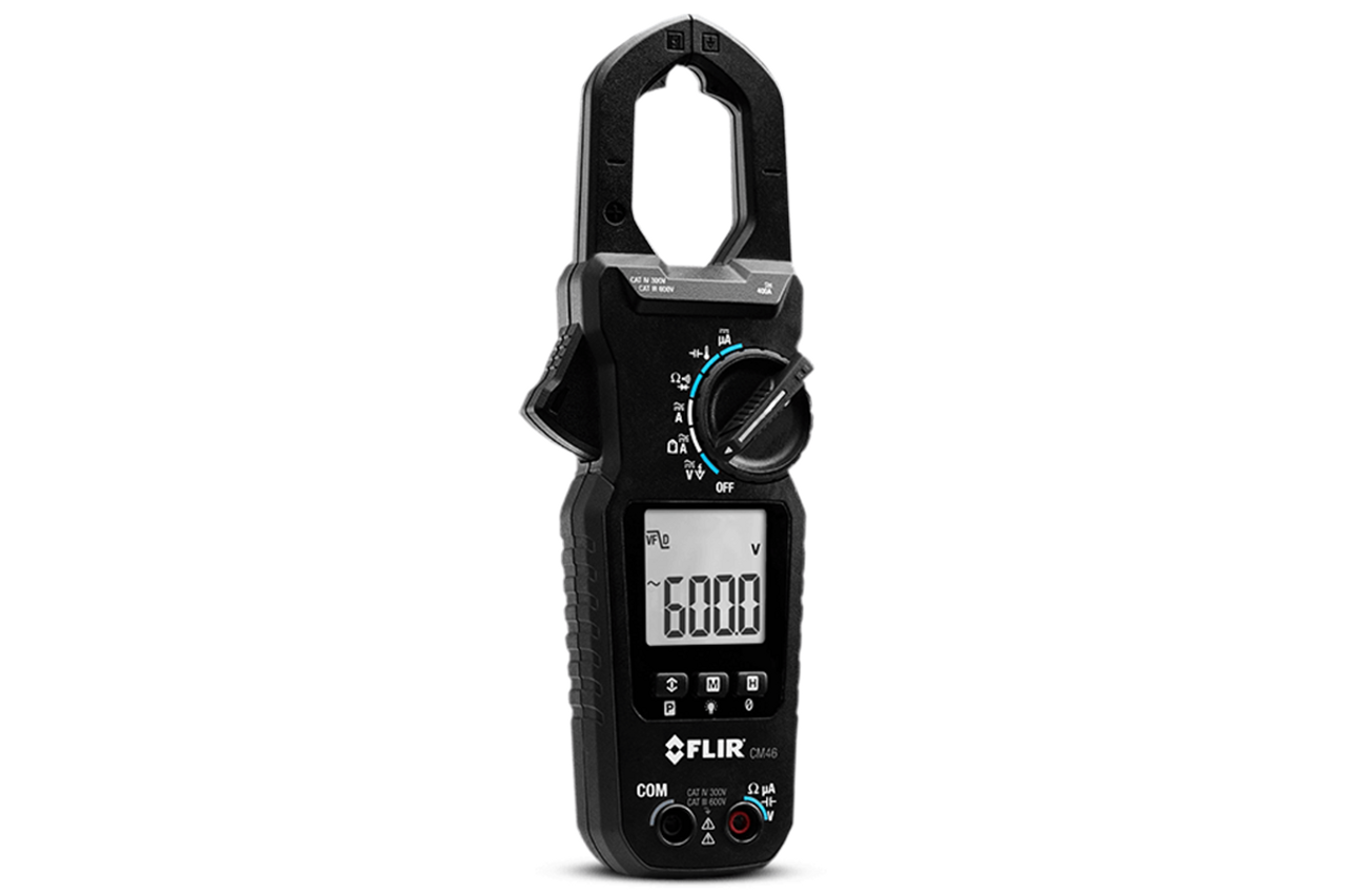 FLIR 400A AC/DC Digital TRMS Clamp Meter with Type K