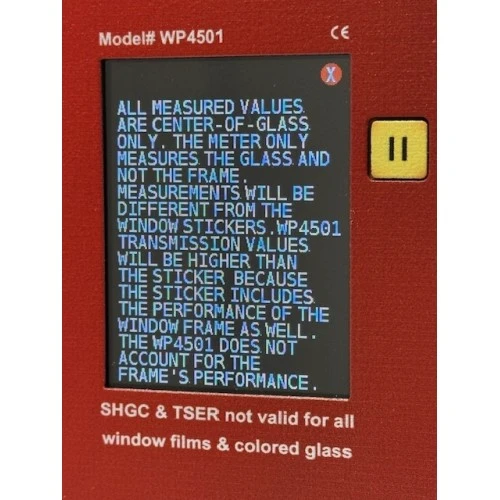 EDTM Window Energy Profiler WP4501