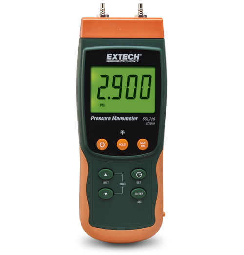 Differential Pressure Manometer/Datalogger Extech SDL720 Differential Pressure Manometer/Datalogger Extech SDL720