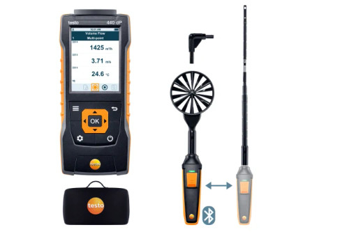 testo 440 dP - Air flow ComboKit 1 with Bluetooth and delta P testo 440 dP - Air flow ComboKit 1 with Bluetooth and delta P