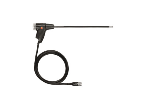 Flexible flue gas probe