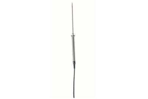 Robust stainless steel Pt100 food probe IP65, calibratable - with PTB approval