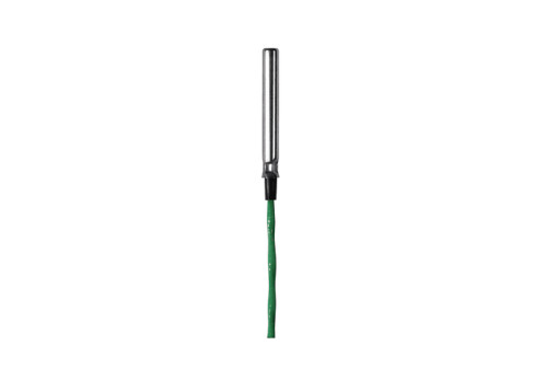 Temperature probe with stainless steel sleeve