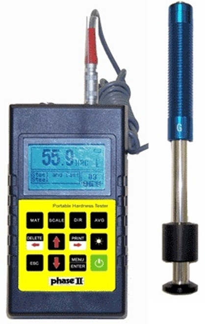 Phase II Portable Hardness Tester For cast/rough surface parts PHT-1750