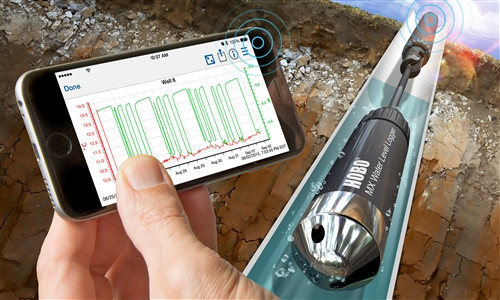 Onset HOBO Bluetooth (BLE) Water Level Data Logger - MX2001-02 (Stainless Steel) - 30 Meter (100') range