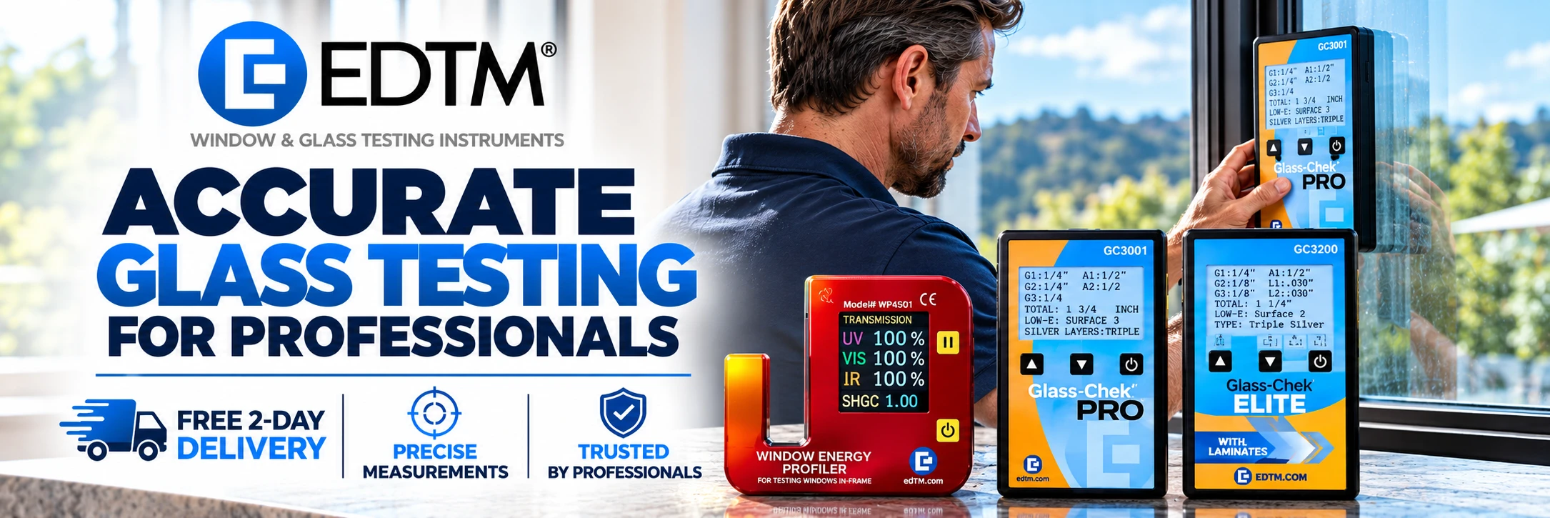 EDTM Accurate Glass Testing for Professionals